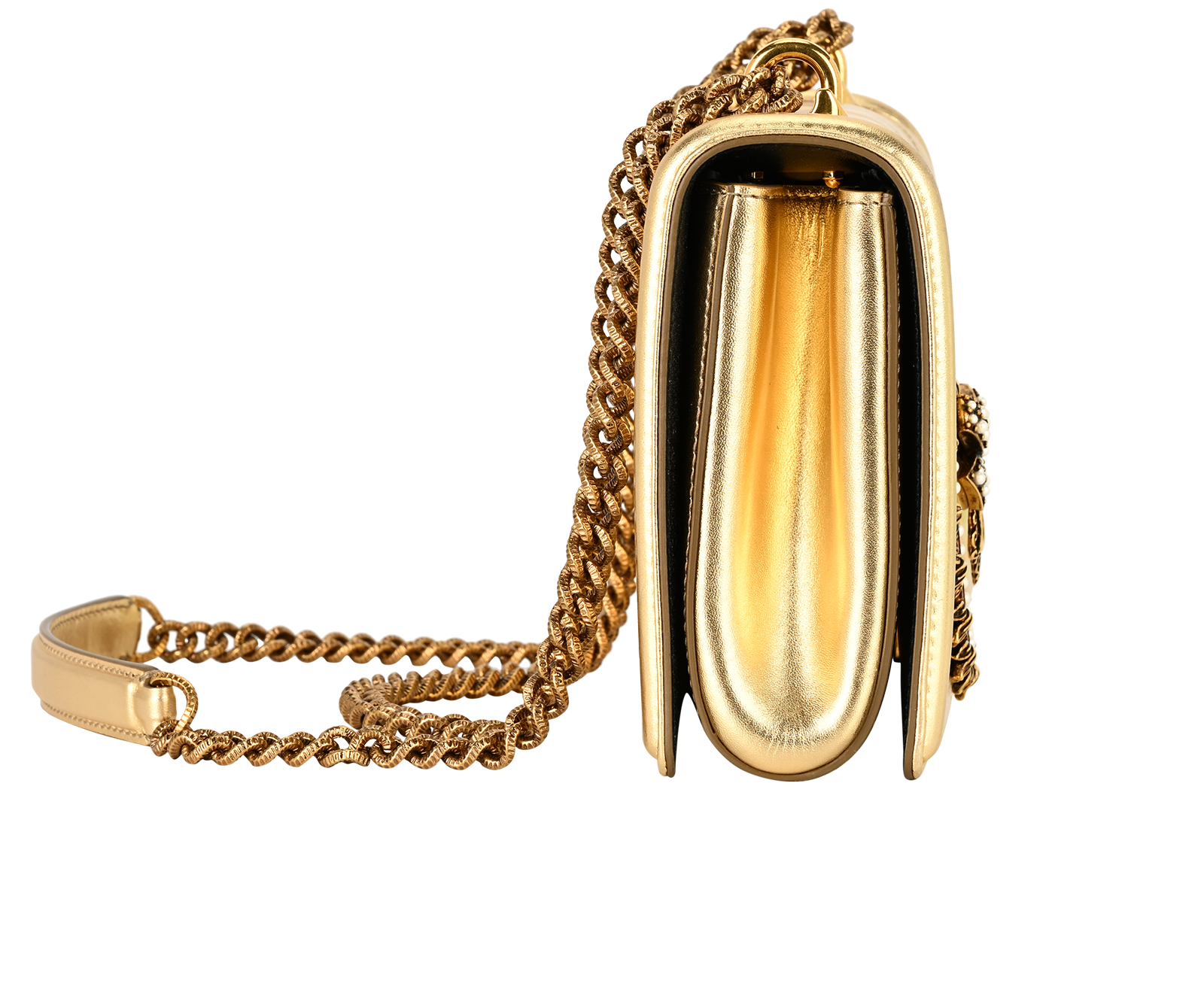 Medium Devotion Shoulder Bag, &pound;495, Handbags, Leather, Side view